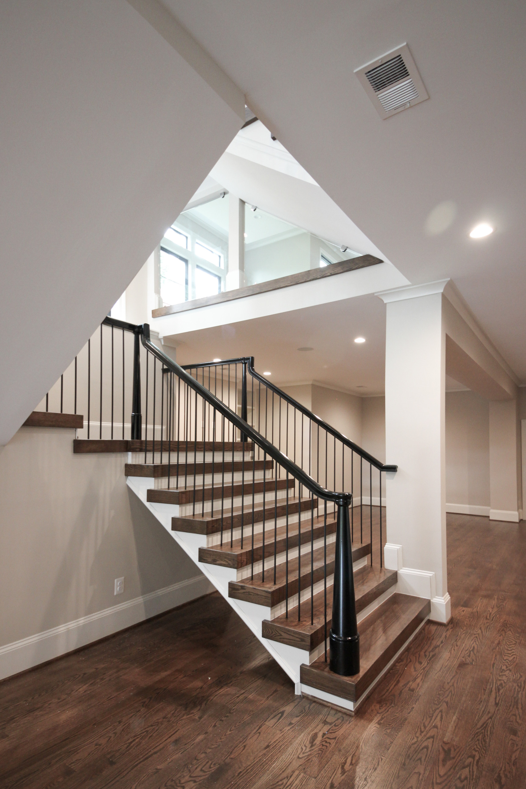89_Eclectic and Edguy Staircase in French Contemporary Residence, McLean VA 2210