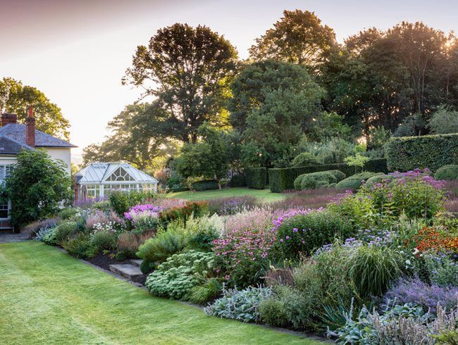 Perennial  Garden on an Estate in Upper Westchester by Peter Atkins and Associates