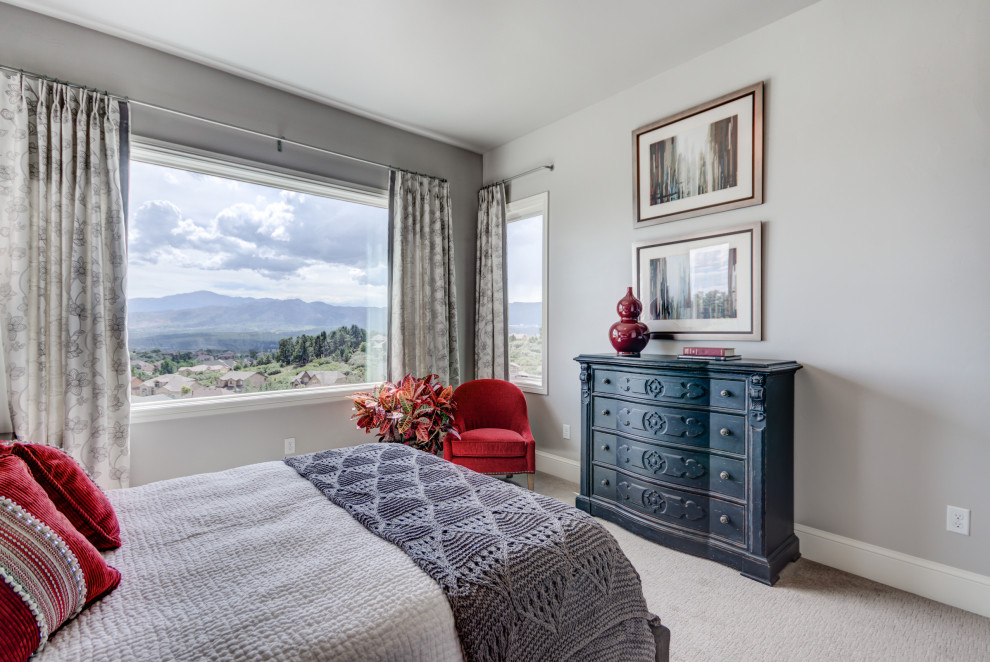 Inspiration for a transitional home design remodel in Denver