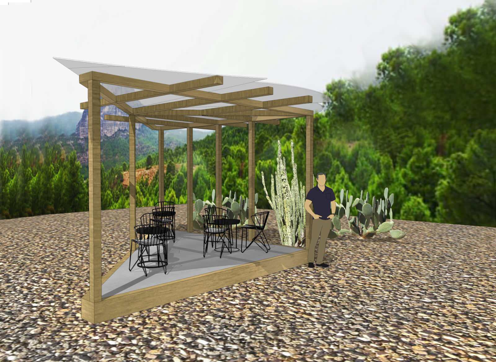 outdoor pergola design-consept