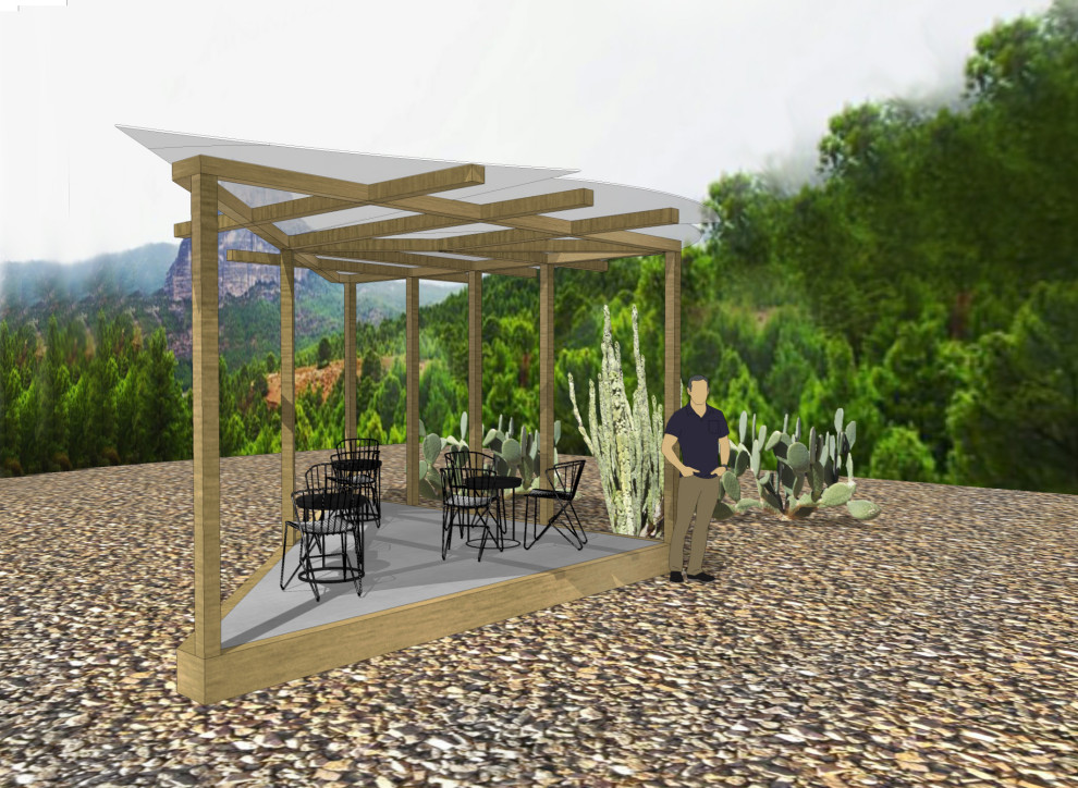 outdoor pergola design-consept