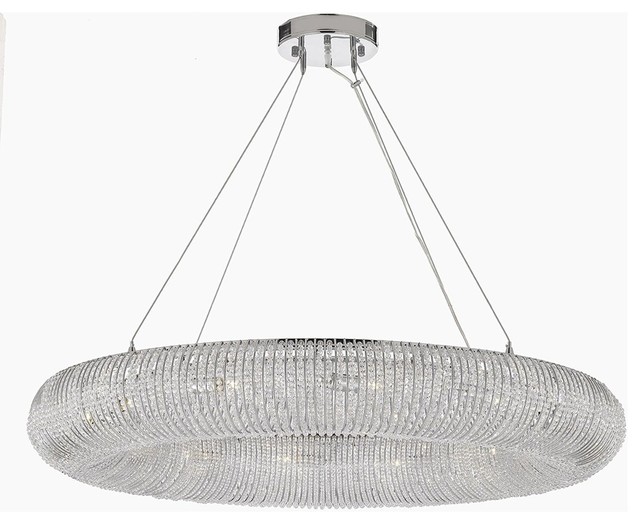 modern ring chandelier