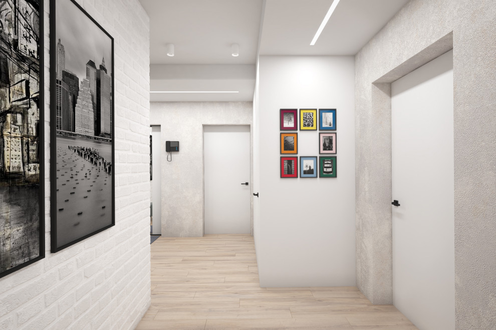 Квартира в стиле "лёгкий лофт". 70 кв.м.