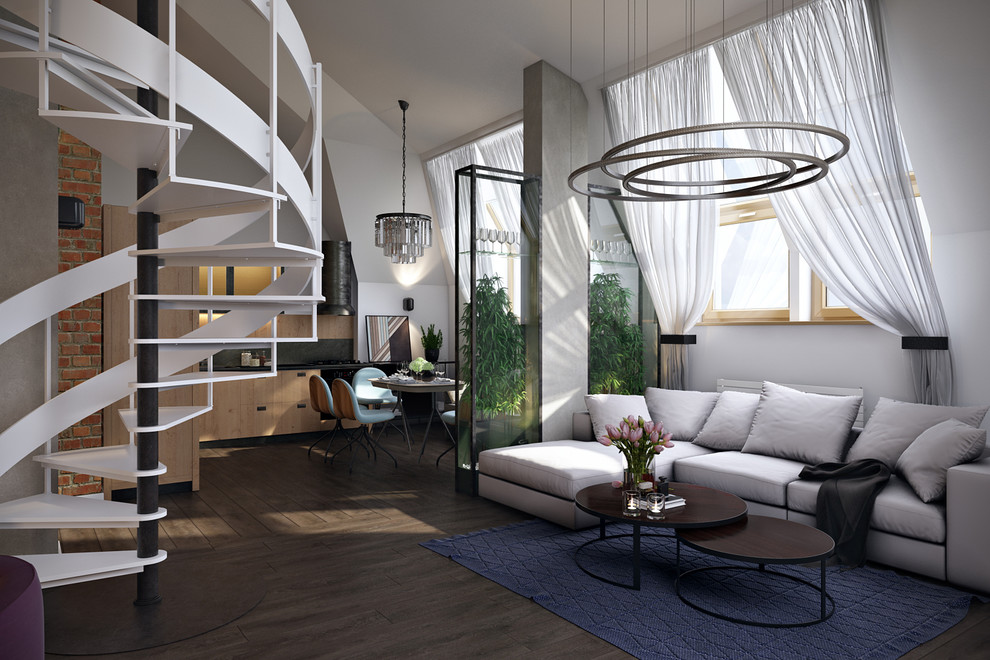 Зеленый лофт, 105 м2