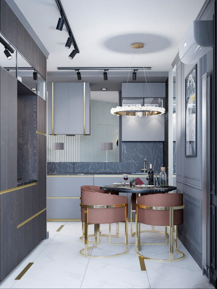 Буржуазная Эклектика в ЖК Крылья. 2к.кв. - 55 метров