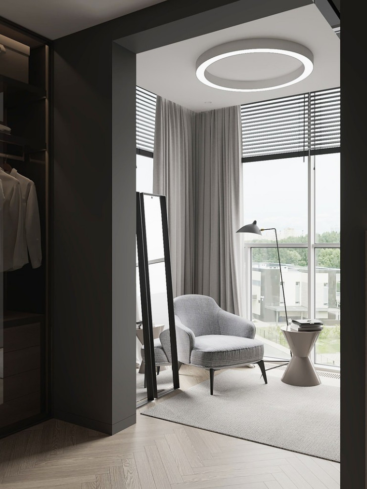 Квартира в современном стиле, ЖК «Duderhof Club», 146 кв.м.