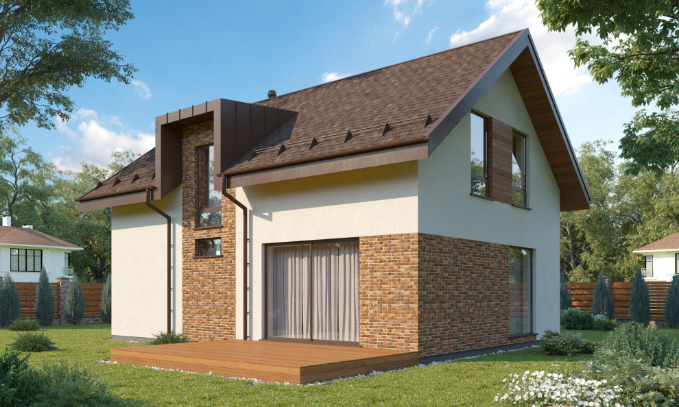 Типовой уютный дом на 125 м2