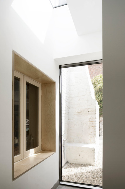 Marshall House contemporary-vardagsrum