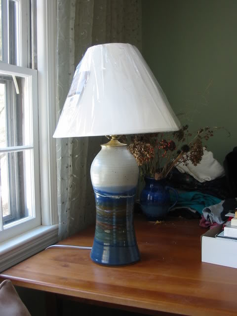 brass and crystal pendant light