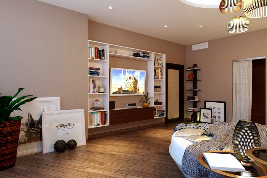 Дизайн интерьера дома "Африканский мотив"