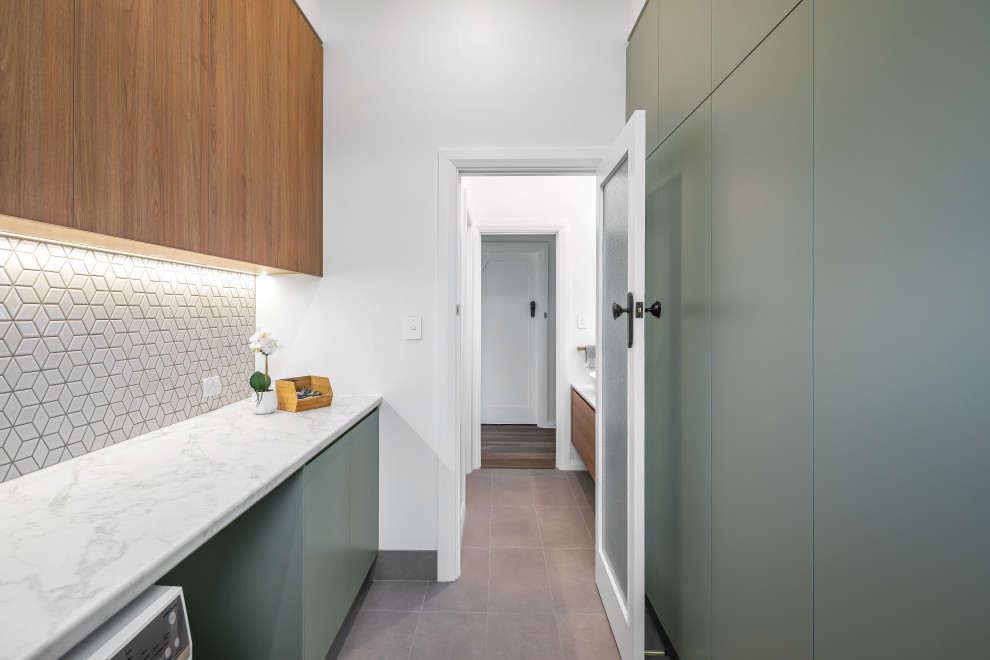 Lockleys Bathroom and Laundry - Contemporary - Laundry Room - Adelaide ...