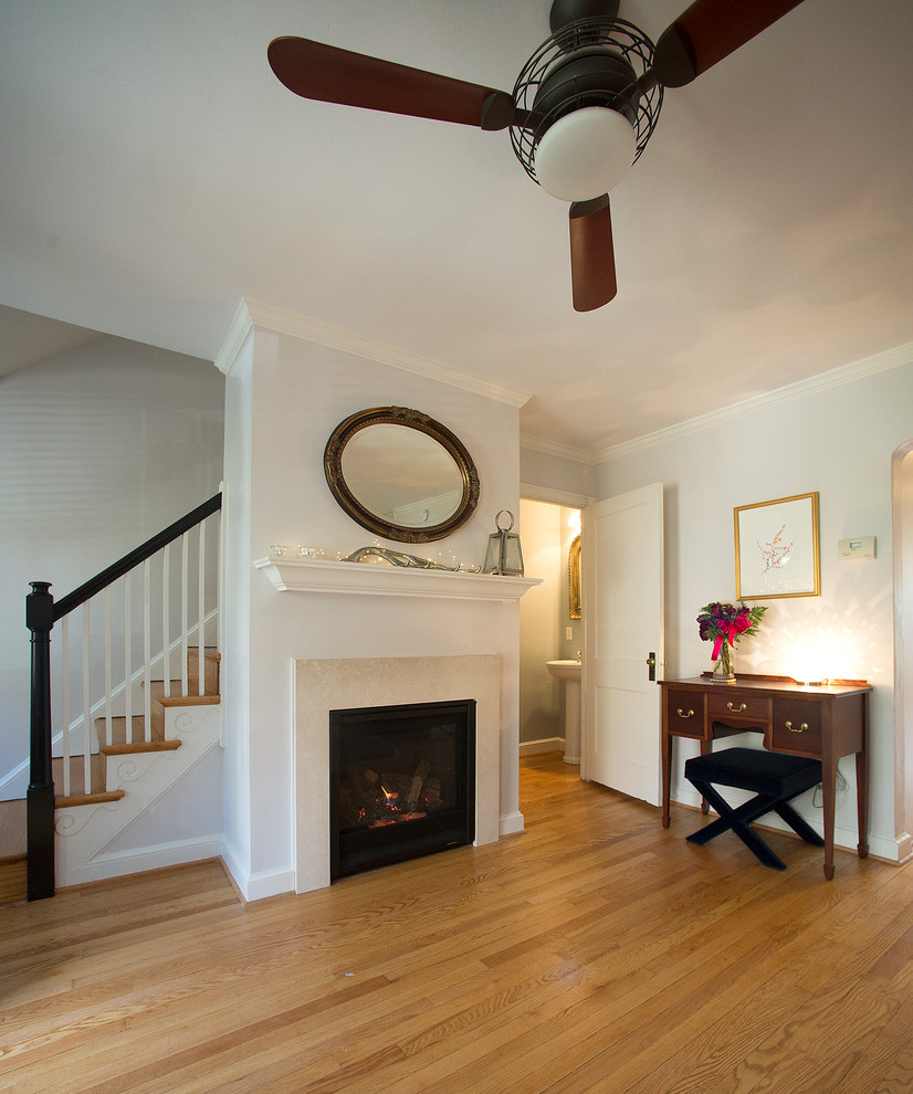 Inspiration for a transitional home design remodel in DC Metro