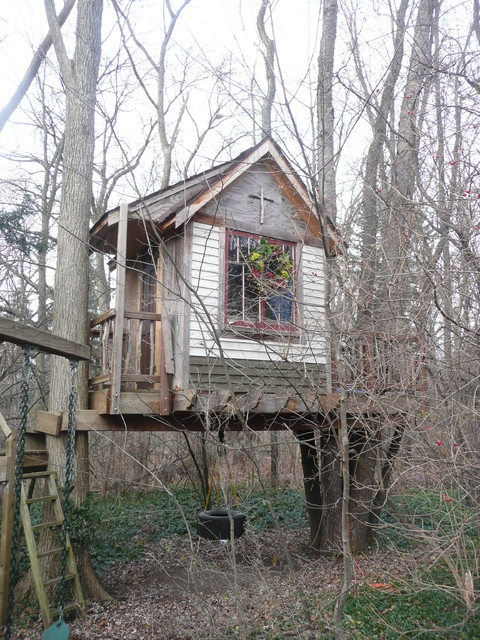 Tree House - S.E. Michigan rustico-giardino