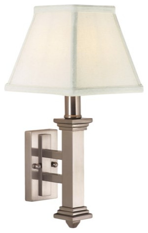 House of Troy Decorative Wall Lamp WL609-SN 1 Light Wall Lamp in Satin Nickel