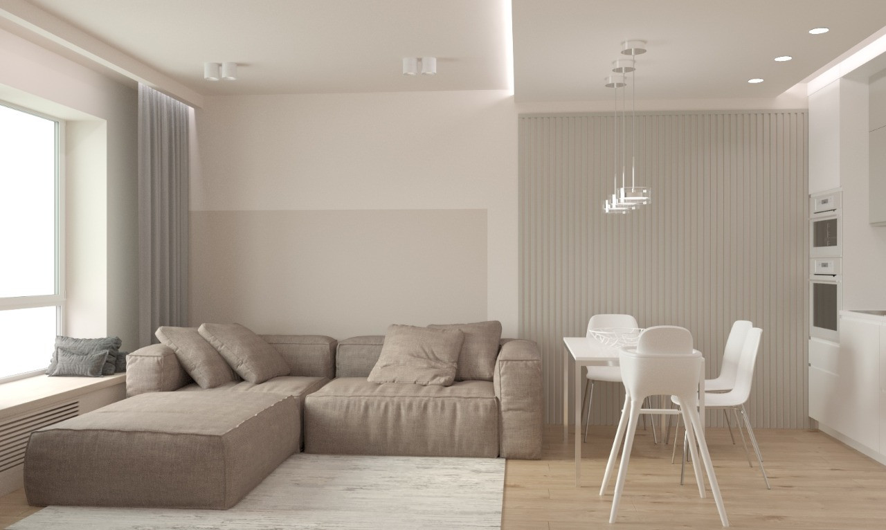 4-комнатная квартира 88 м.кв. для семьи из четырех человек