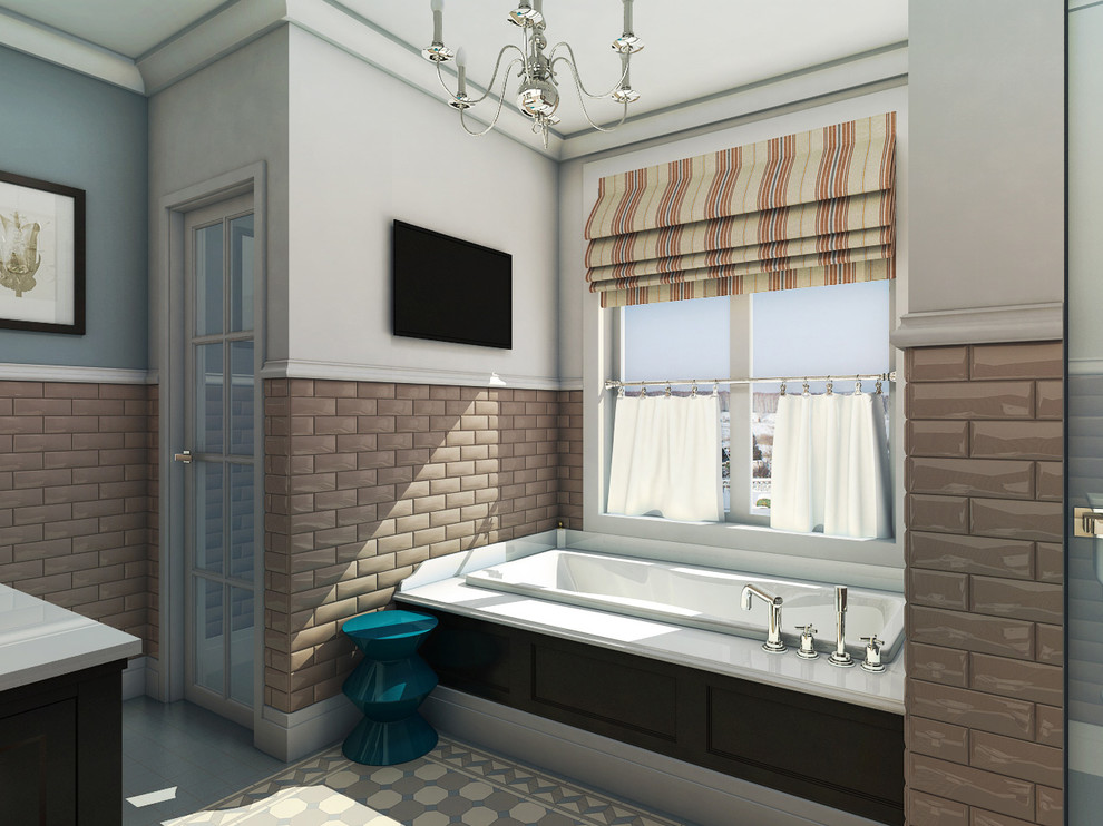 bathroom, lesnye polyany house