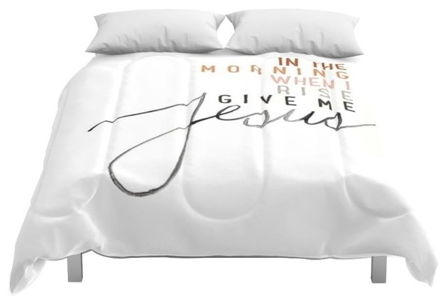 Society6 Jesus Comforter Contemporary Comforters And Comforter