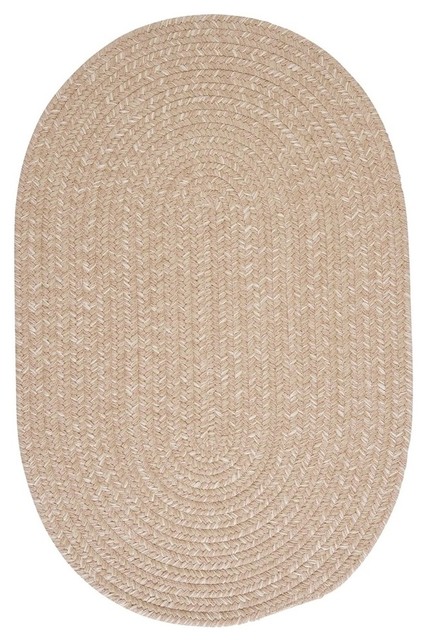 Tremont Rug, Oatmeal, 7'x9' Oval