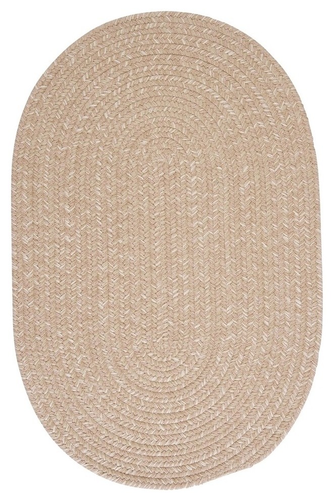 Tremont Rug, Oatmeal, 7'x9' Oval