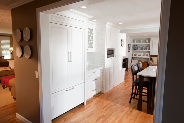 Transitional Kitchen trendy-koekken