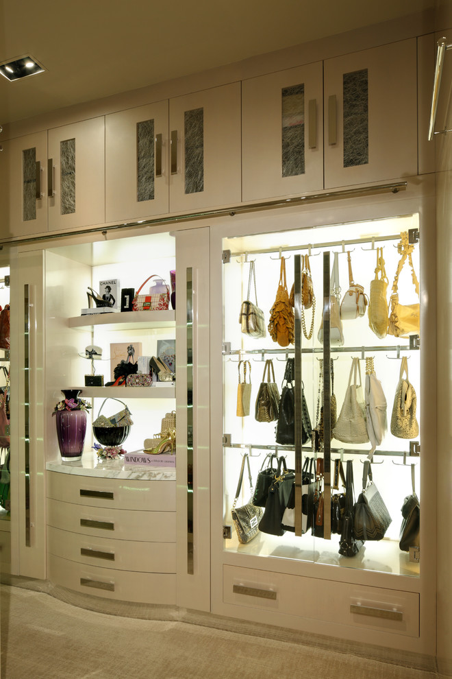 This is an example of a contemporary storage and wardrobe in Las Vegas.