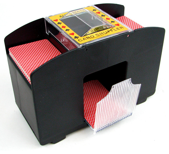 4 Deck Automatic Card Shuffler by Trademark Poker Contemporary Game