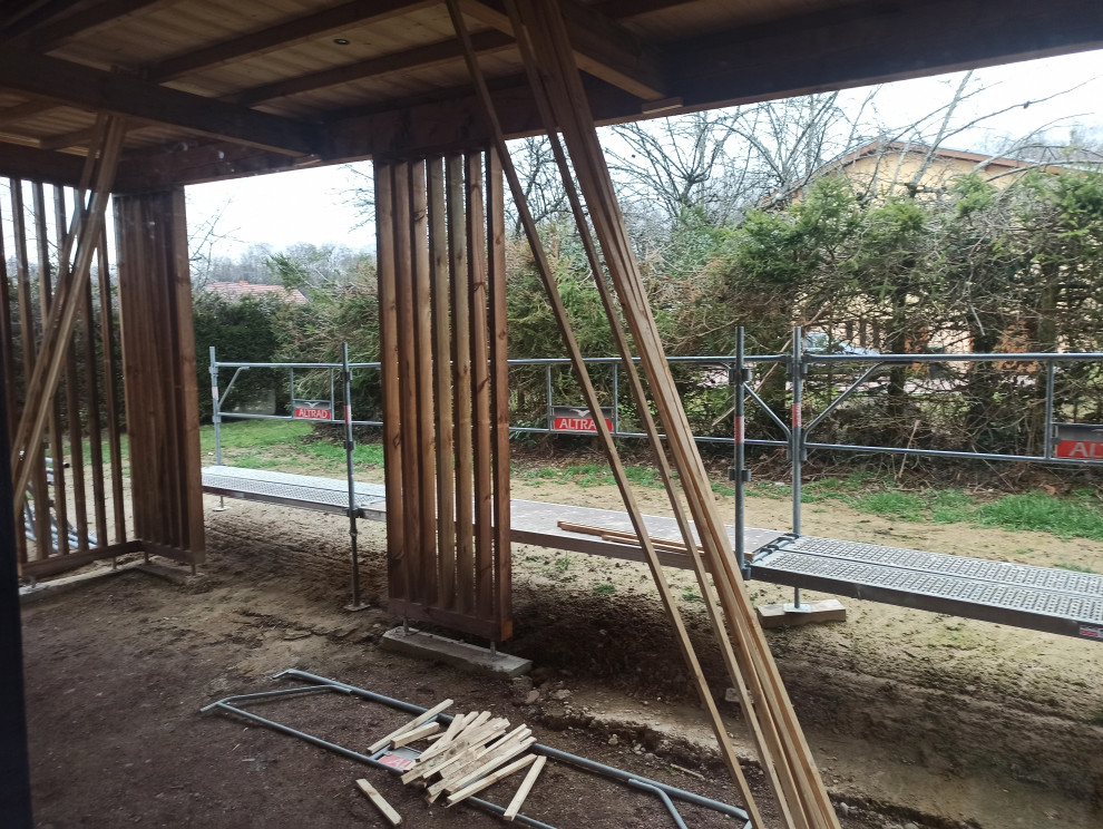 Construction de maison style moderne