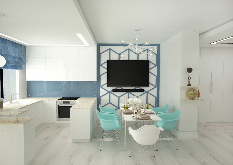 Современная функциональная квартира для семьи с тремя детьми