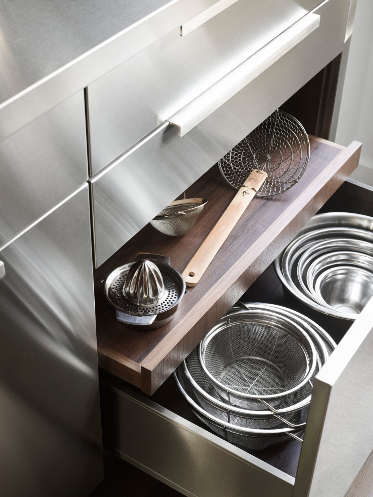 Industrial kitchen in London.