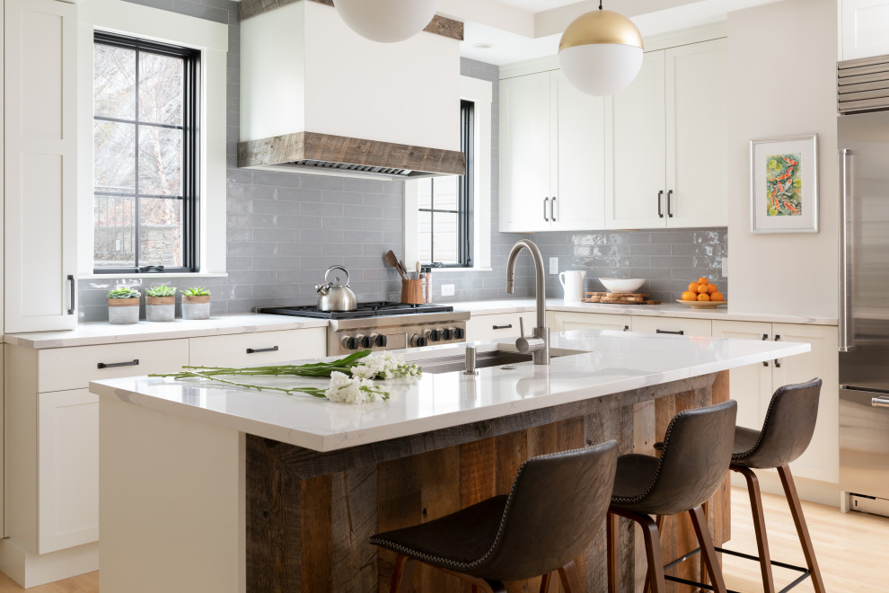 Kitchen - transitional kitchen idea in Boston