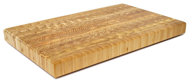 Larch Wood Large Classic Cutting Board 21-5/8 x 13.5 x 1.75