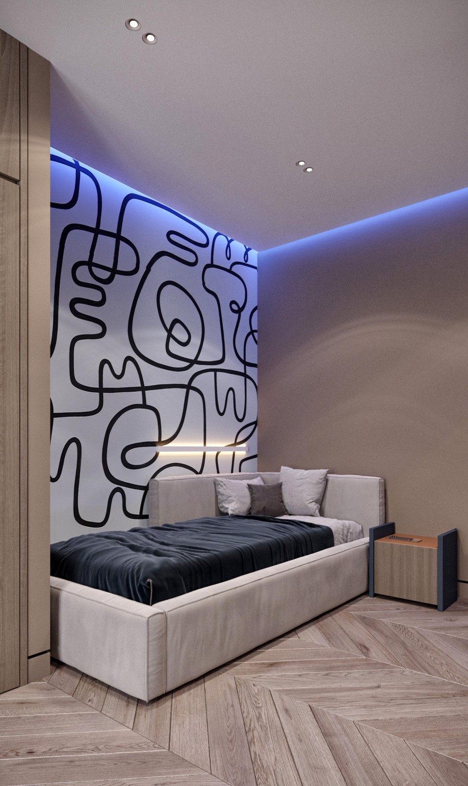 Проекттрехкомнатная квартира 115 м²