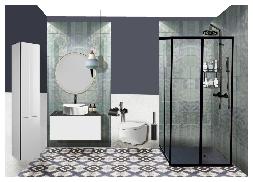 Коллажи для проекта "Вкус Инжира", квартира 144 м2