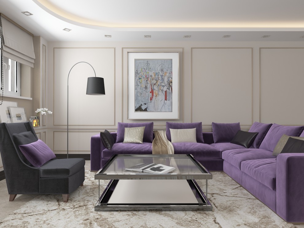 Интерьер цокольного этажа