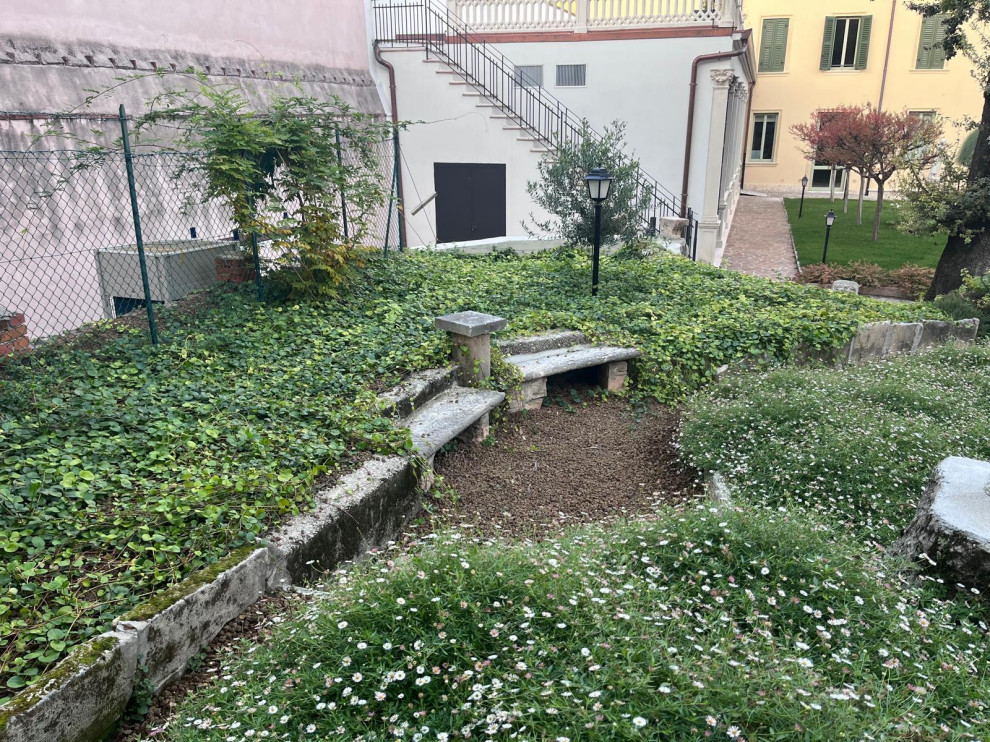 Riqualificazione giardino interno ad un istituto ecclesiastico
