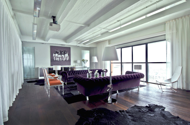 Notting Hill Live/Workspace eklektisk-vardagsrum
