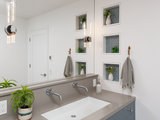 Transitional Bathroom by Christie Hausmann Design