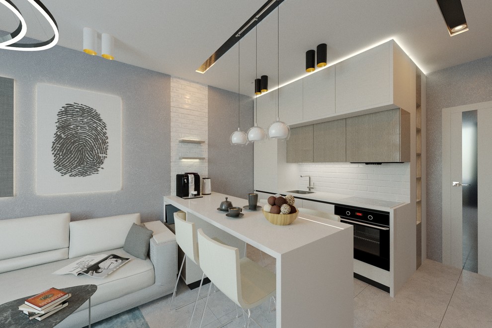 Двухкомнатные апартаменты в скандинавском стиле