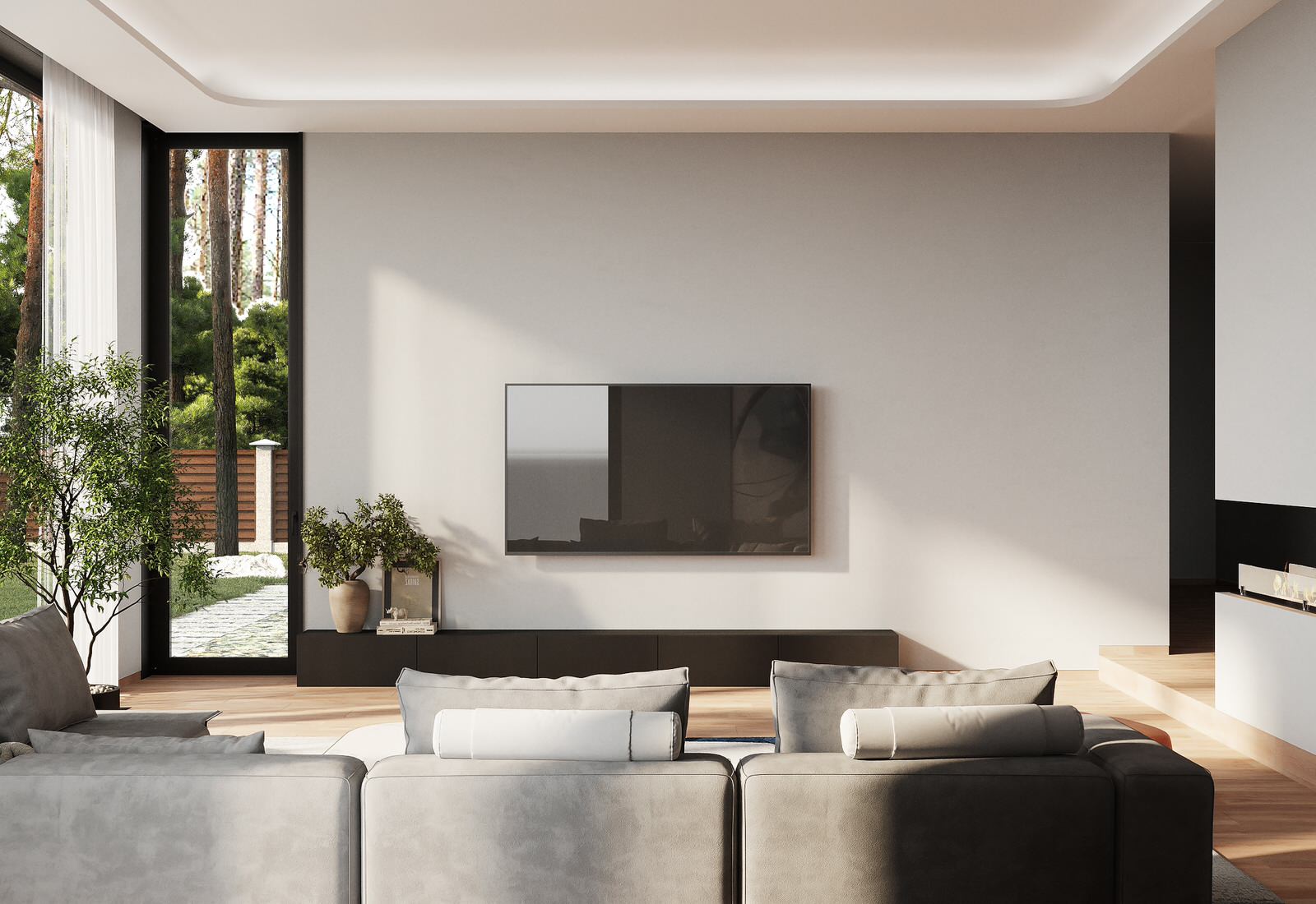 Дизайн интерьера и экстерьера, 3D визуализация. Частный дом в Ленинградской обла