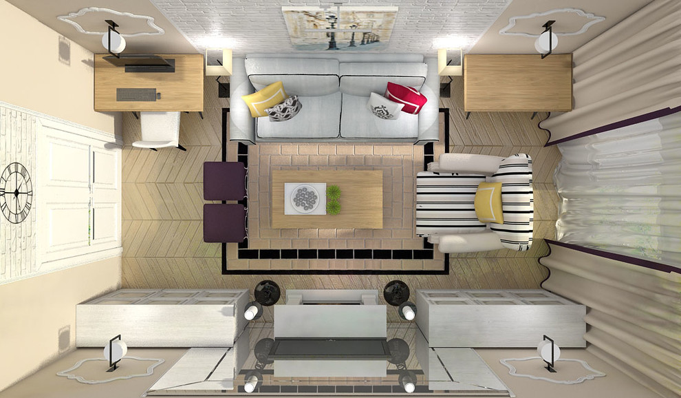 Проект гостиной для программы "Квартирный вопрос"