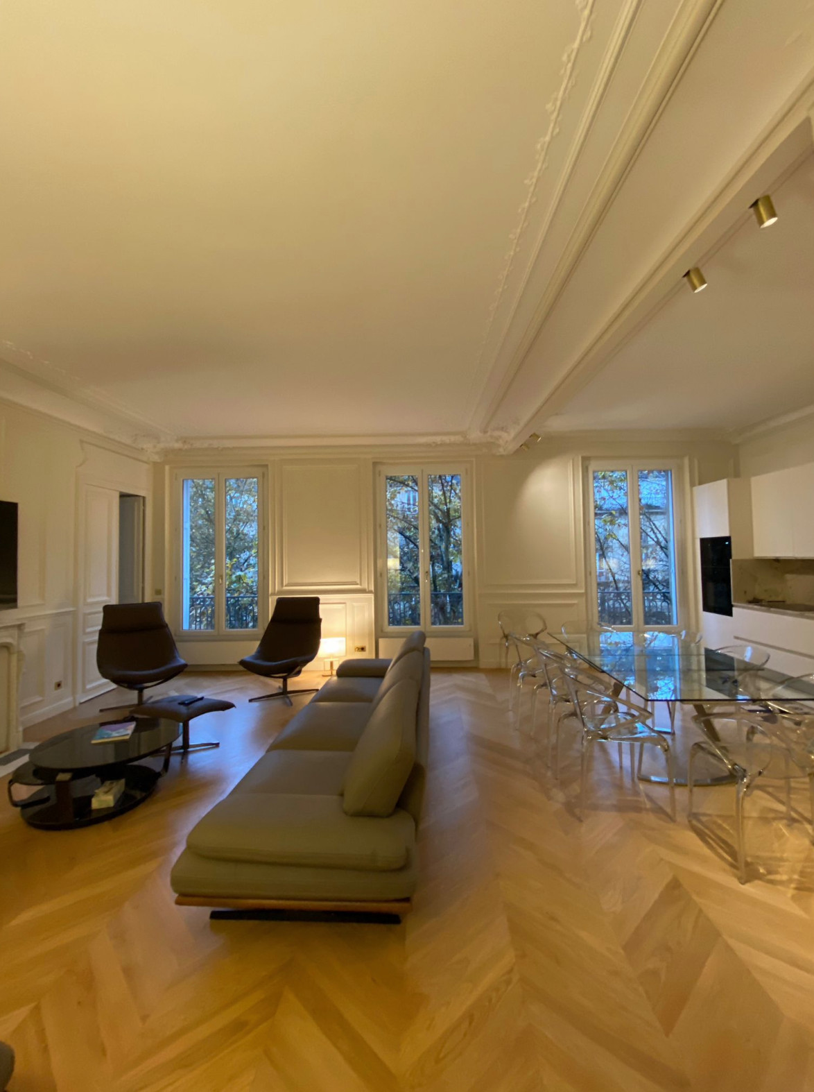 Projet Haussmann - Rénovation complète d'un appartement de 188m2.