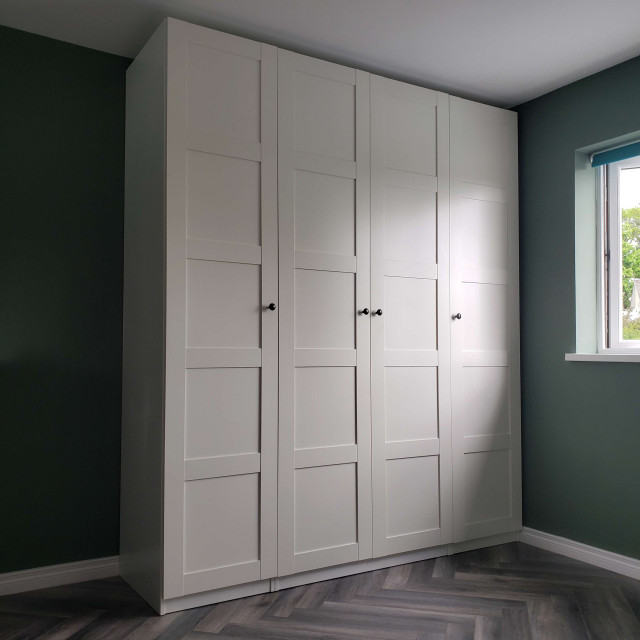 IKEA PAX Wardobe with Hinged Doors Modern Belfast by Flat Pack