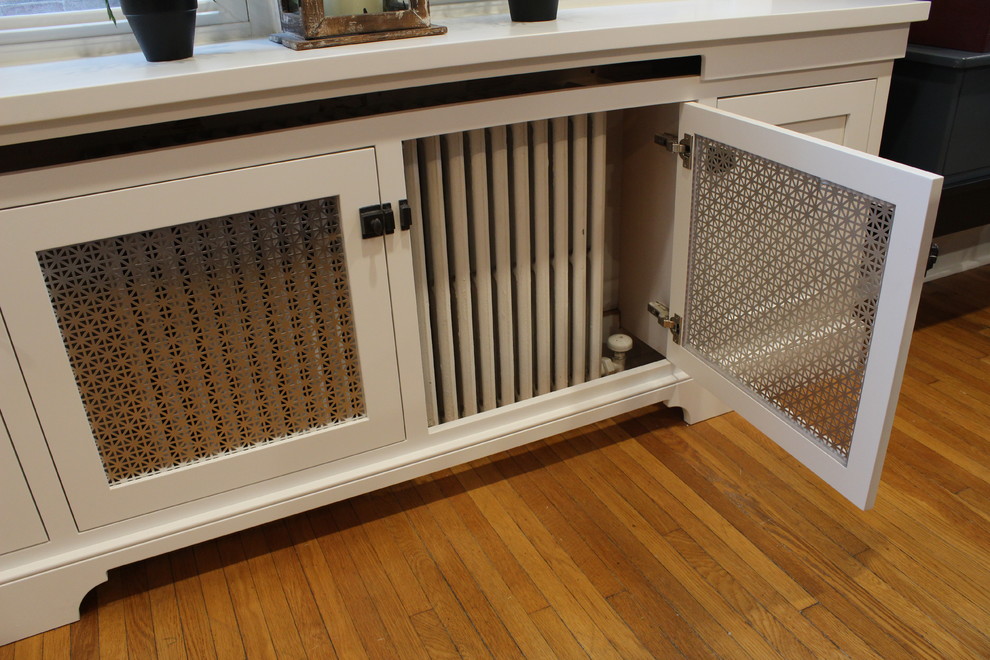 Shaker Kitchen with Hidden Dog Gate Traditional Philadelphia by