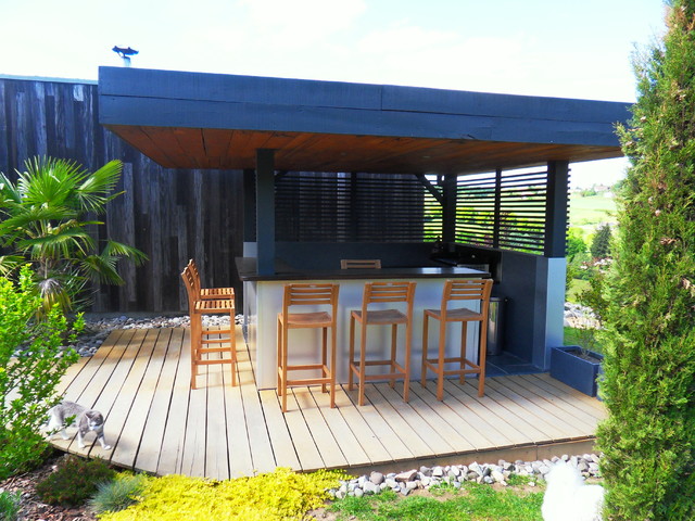 bar contemporain contemporary-deck