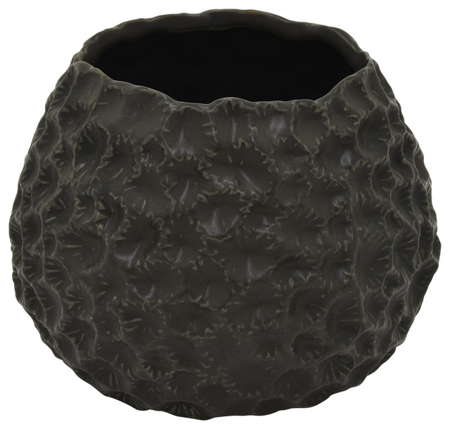 Three Hands Ceramic Vase Black 5 Contemporary Vases By Three Hands Ceramic Vase Black 5 Contemporary Vases By Corp