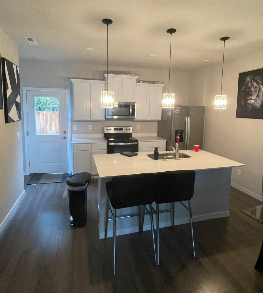 Before: Builder-Grade Kitchen