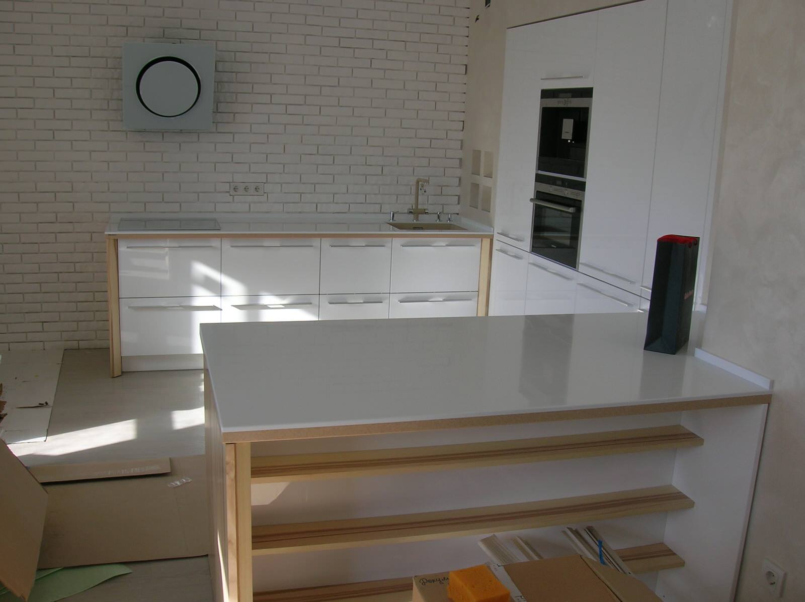 Шпон Ясень Оливковый +  эмаль "Высокий глянец"