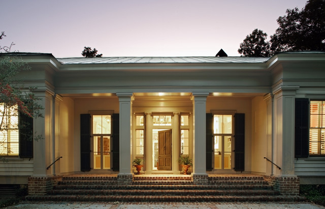 Classic Revival Traditional Exterior Atlanta By Our Town Plans