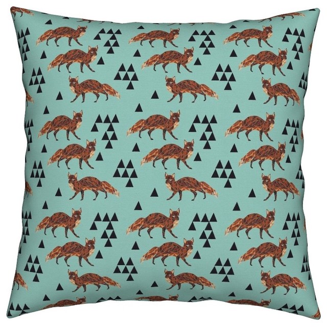 Jungle Giraffe Safari Baby Throw Pillow Cover Rustic