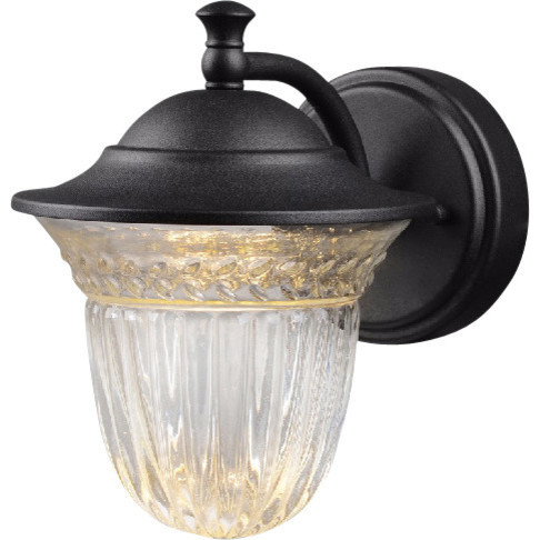 Hardware House Small Led Lantern Textured Black Traditional Hardware House Small Led Lantern